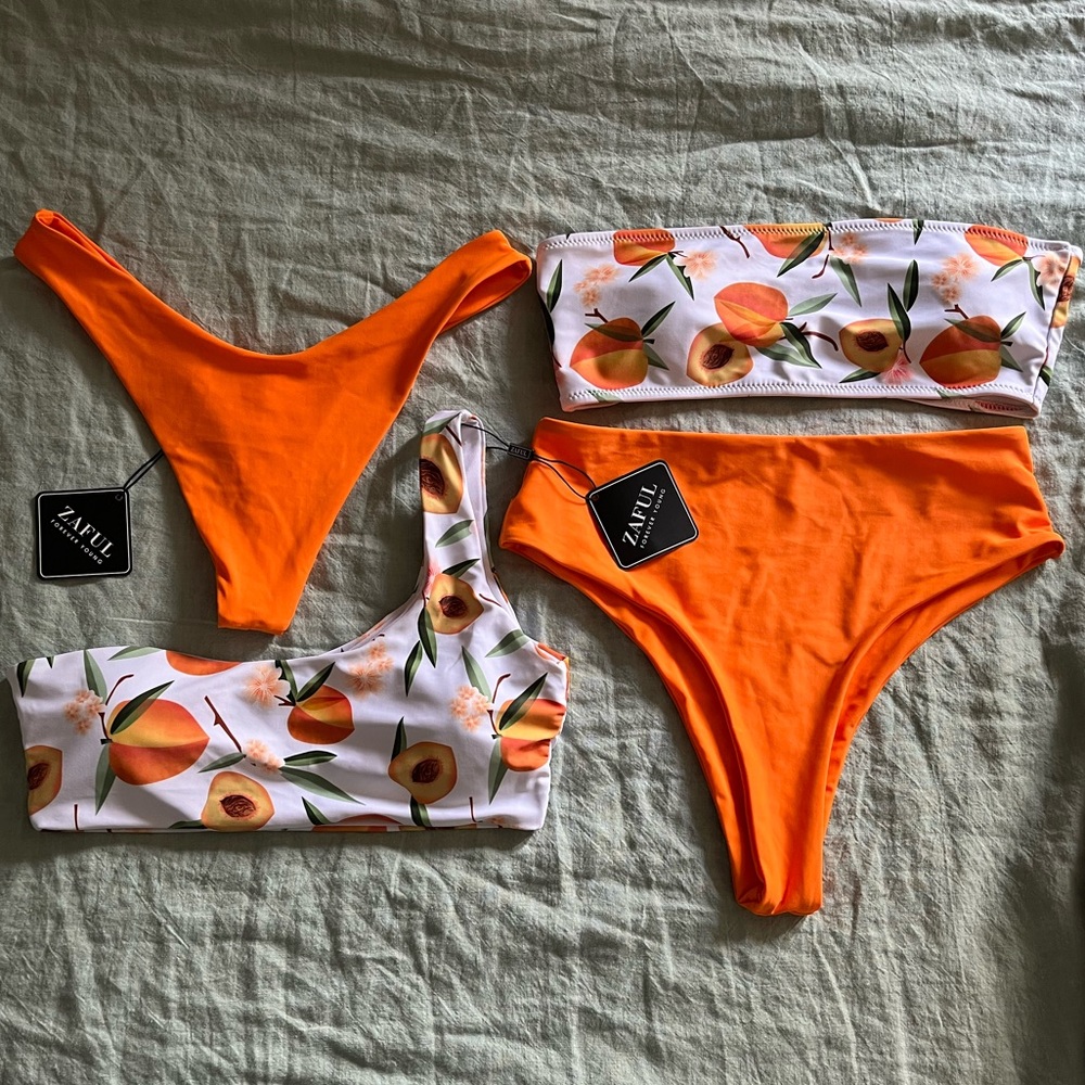Peach Blossom Zaful Bikinis